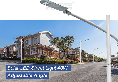 ALLTOP -Solar Pole Lights, Outdoor All In One Solar Led Street Light-2
