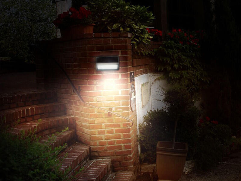 ALLTOP high quality solar powered motion sensor wall light wholesale for garden