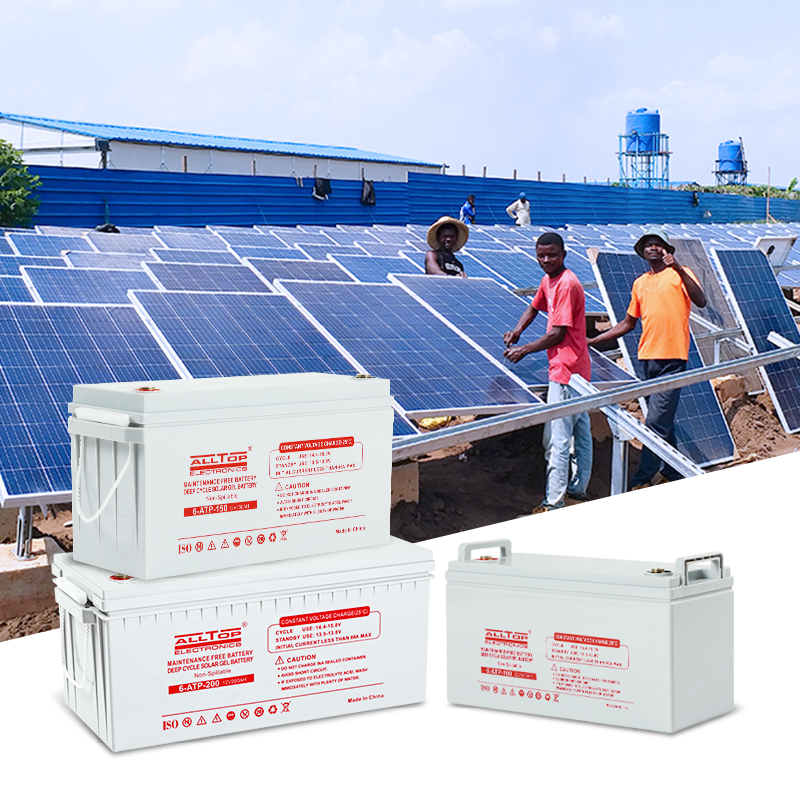 Deep Cycle Solar Gel Battery Rechargeable 12V 48V 100ah 200ah LiFePO4 Maintenance Free Battery Solar Storage Battery