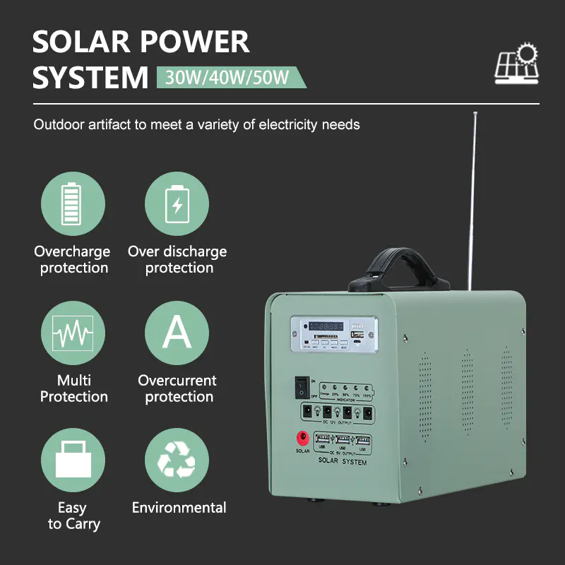 ALLTOP Portable solar energy systems solar power system home