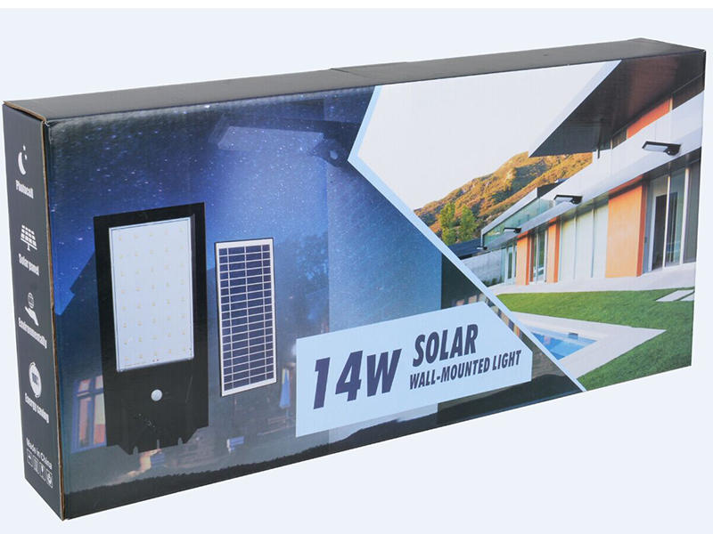 high quality solar pir wall light certification for garden ALLTOP