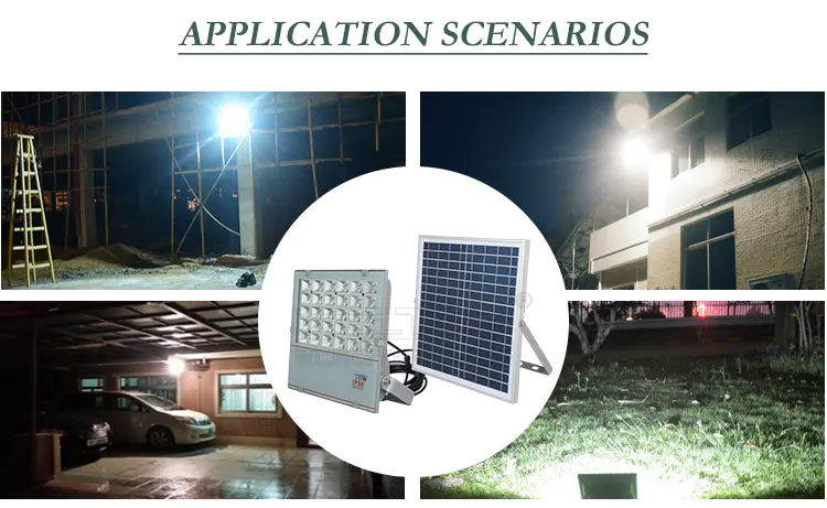 rechargeable solar flood lamp OEM for stadium