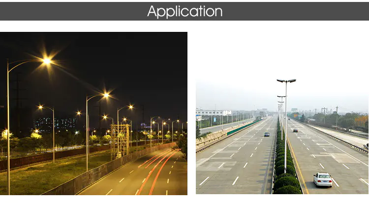 automatic led street light heads supply for high road