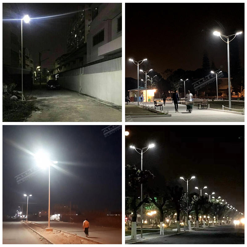 ALLTOP High Lumens Outdoor Waterproof IP65 ABS 300W 600W   Integrated All In One Solar Led Street Light