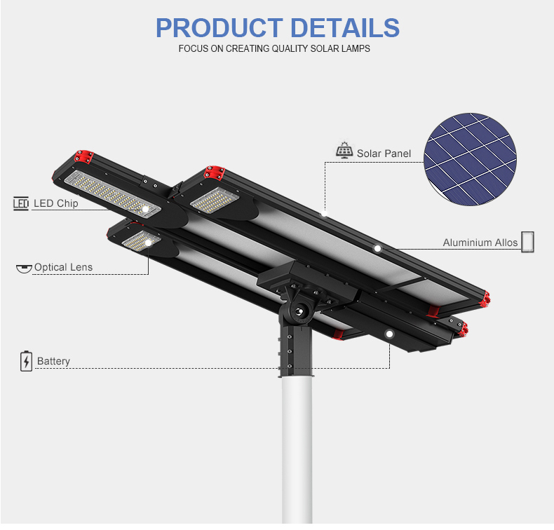 Wholesale 40w all in one solar street light with good price-4