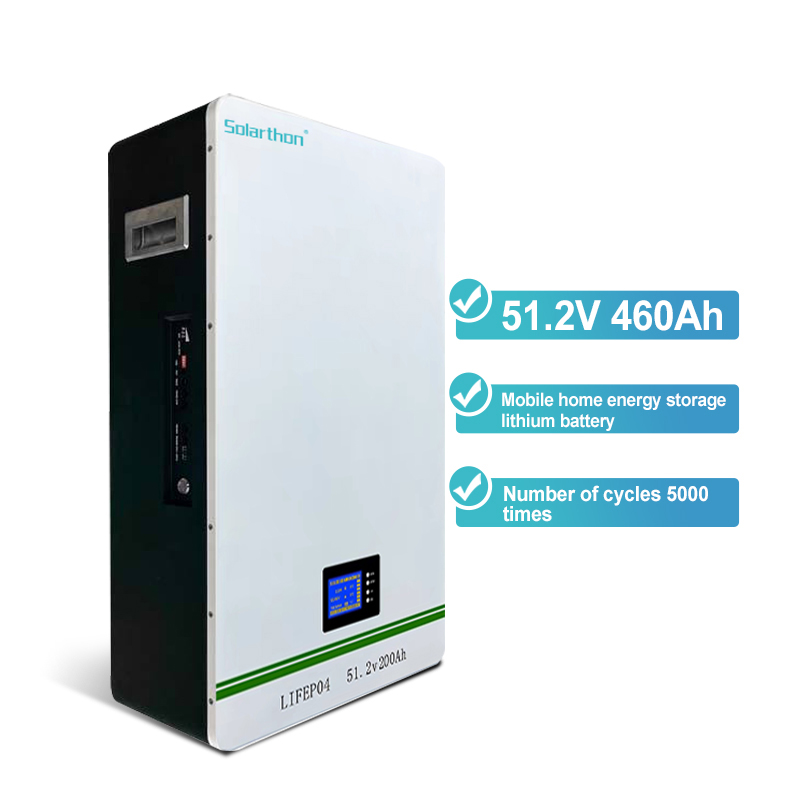 New energy 51.2v 100ah 200ah LiFePO4 5Kwh battery pack with built-in BMS chip protection for solar lithium batteries