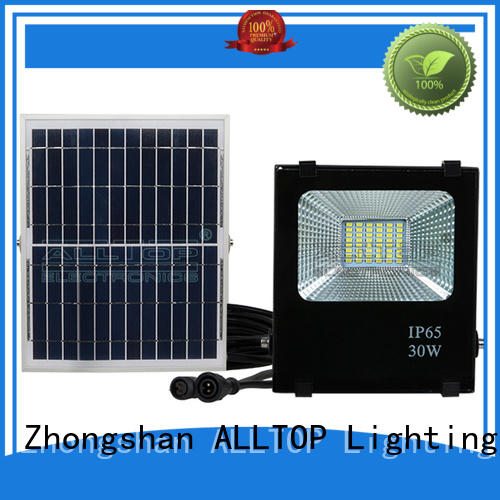 ALLTOP Brand foldable solar flood lights rechargeable factory