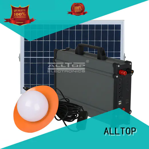 ALLTOP portable solar power generator system mini indoor lighting