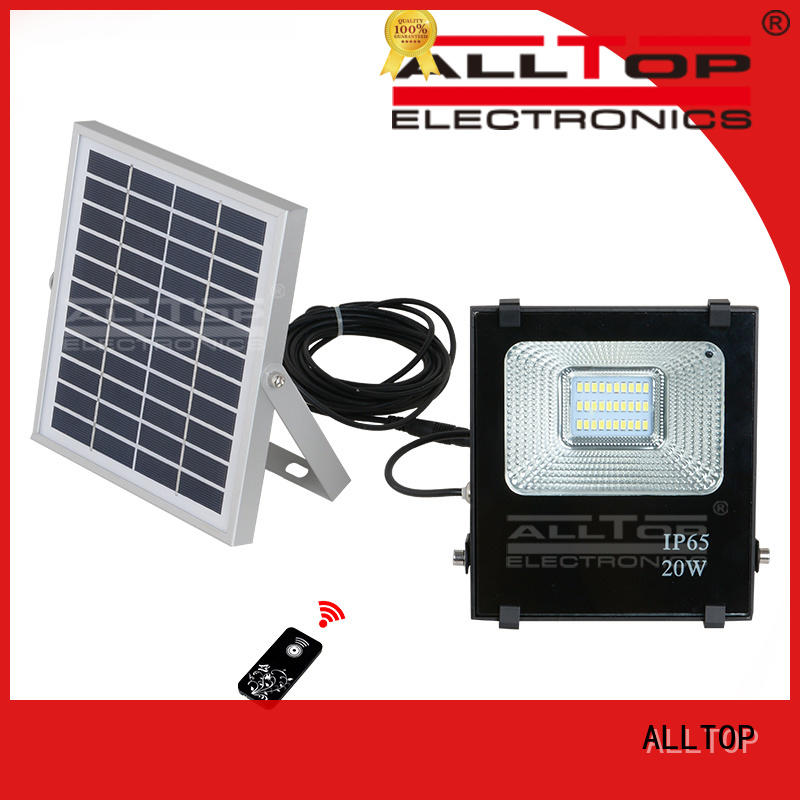 ALLTOP Brand rechargeable solar flood lights quality factory