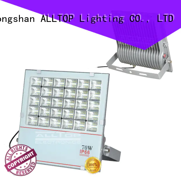 square Custom aluminum dc solar flood lights ALLTOP foldable
