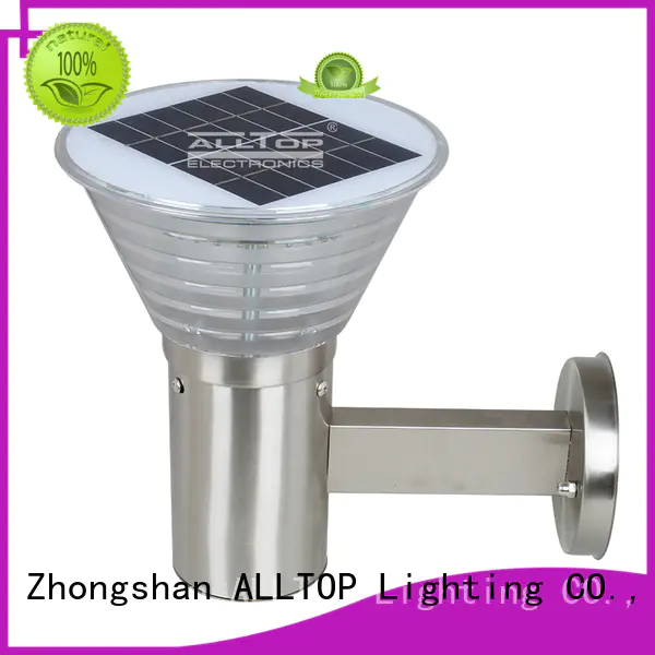 solar wall lamp outdoor stainless bulb solar wall lantern camp ALLTOP Brand