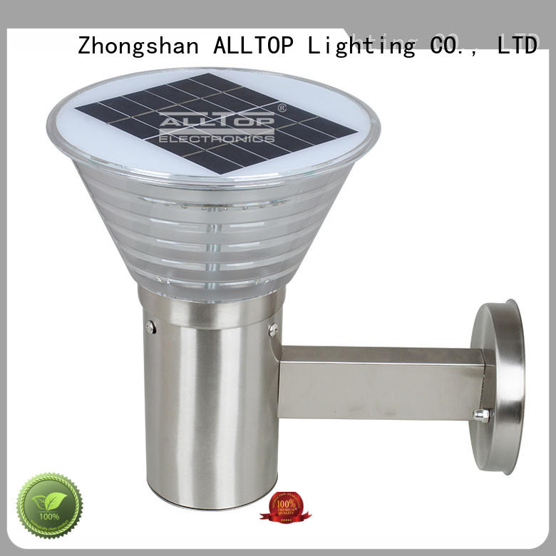 energy aluminum modern OEM solar wall lantern ALLTOP