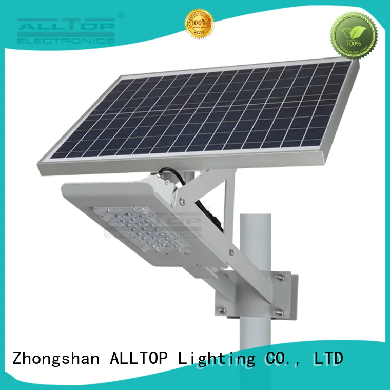 ALLTOP 20w solar street light supplier for playground