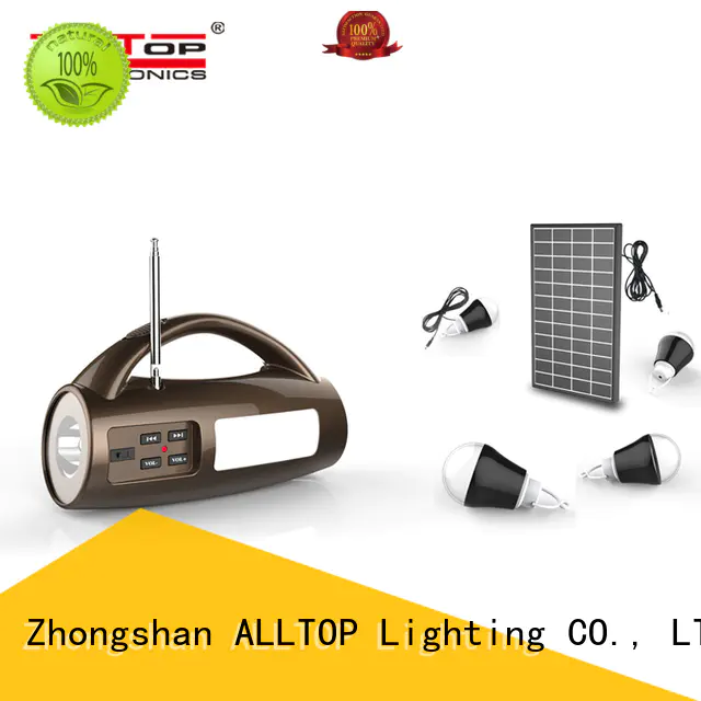 ALLTOP solar lighting system wholesale for outdoor lighting