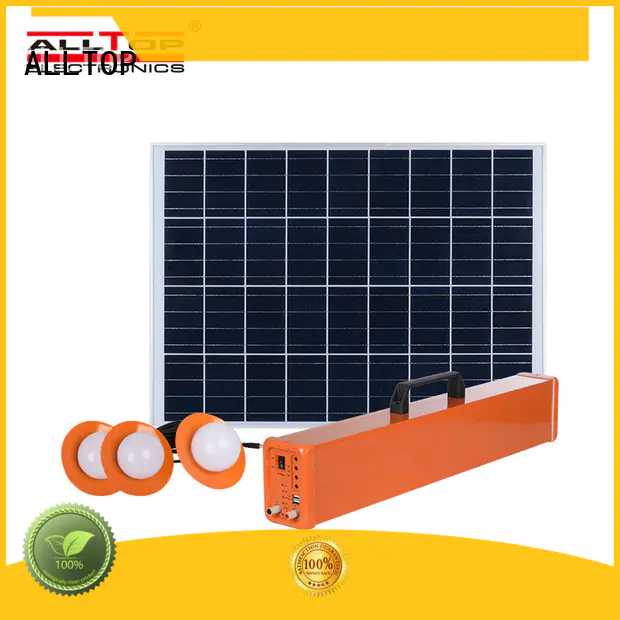 ALLTOP multi-functional solar dc lighting system supplier for camping