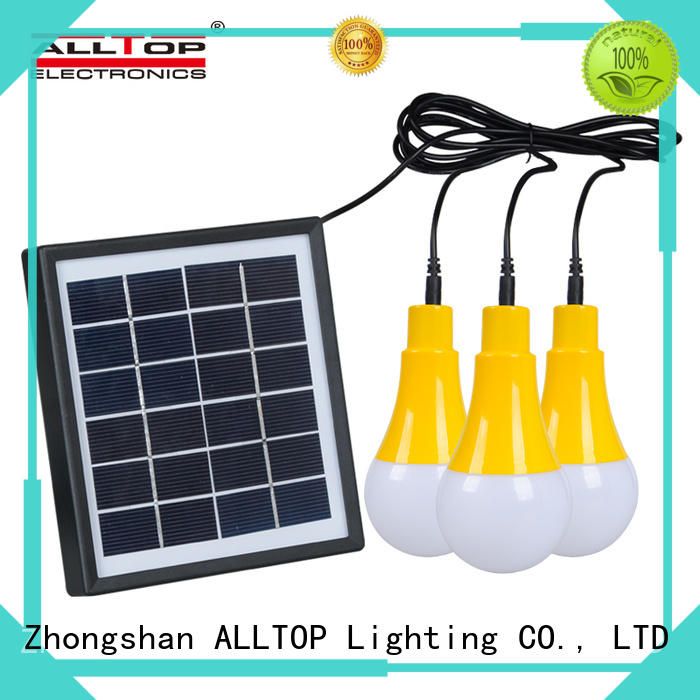 ALLTOP waterproof solar led wall lamp supplier for camping