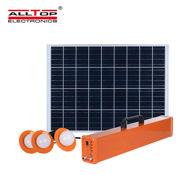 panel indoor solar lighting system emergency for battery backup ALLTOP-1