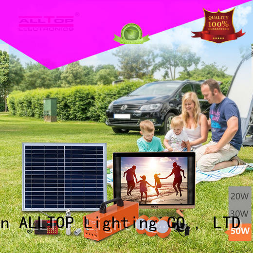 system solar led lighting system panel for home ALLTOP