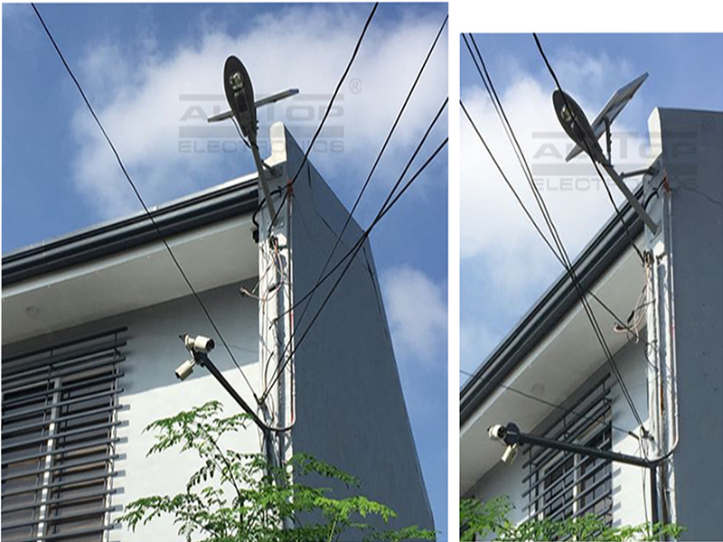 die-casting 50w ip65 solar led street light latest design for outdoor yard ALLTOP-8
