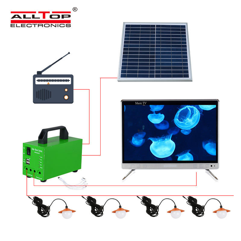 ALLTOP multi-functional 12v solar lighting system manufacturer for outdoor lighting