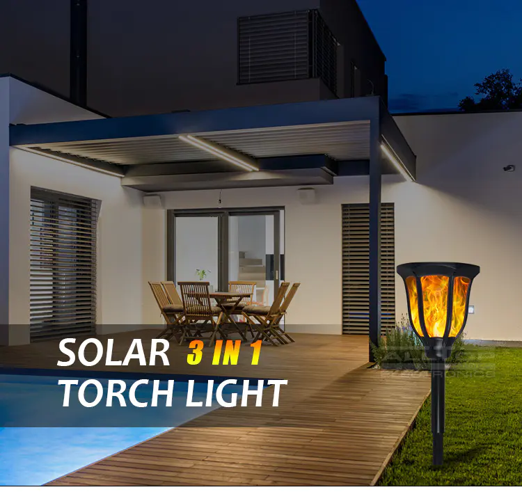 outdoor classical led ALLTOP Brand solar pillar lights