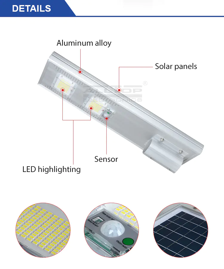 sensor solar lamp for road ALLTOP