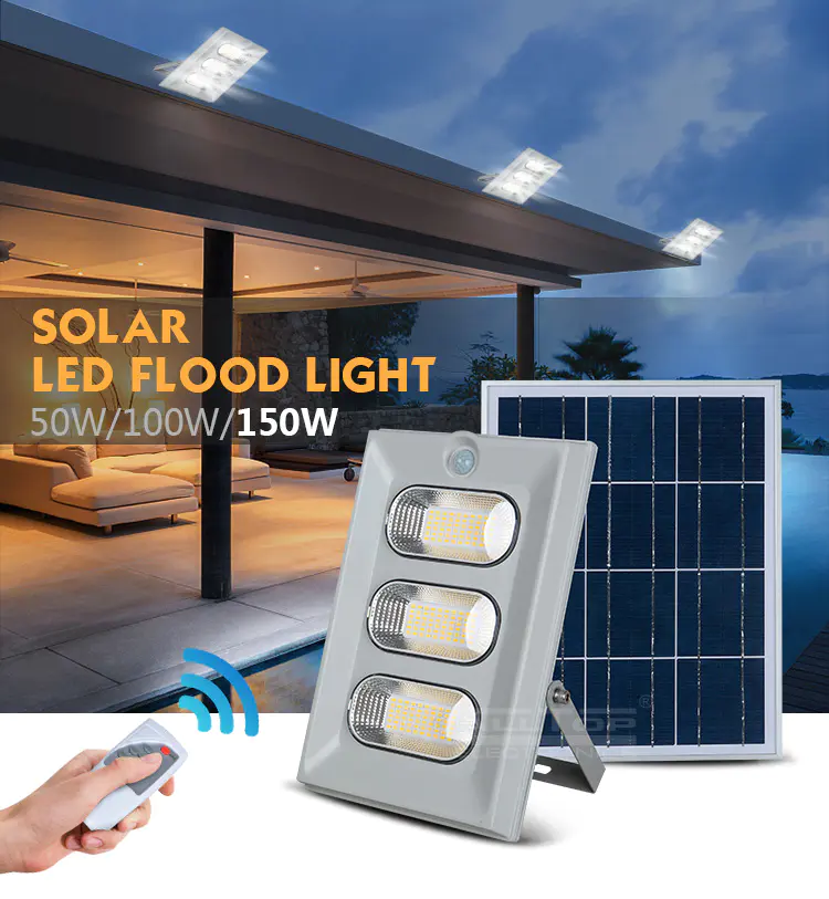 solar flood lamp energy-saving for spotlight ALLTOP