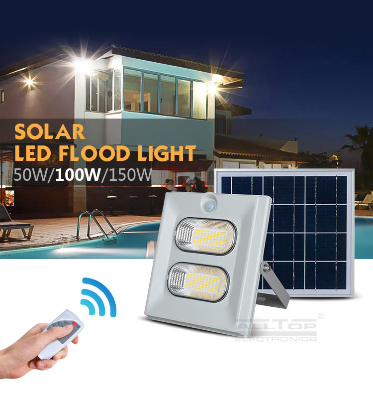 powered solar led flood lights company for spotlight