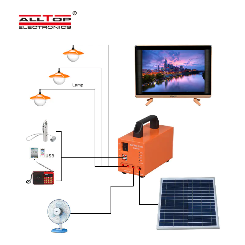 12v solar lighting system mini for home ALLTOP