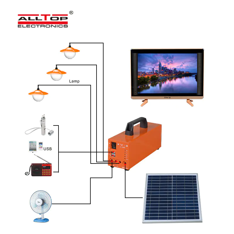 ALLTOP 12v solar lighting system factory direct supply for outdoor lighting