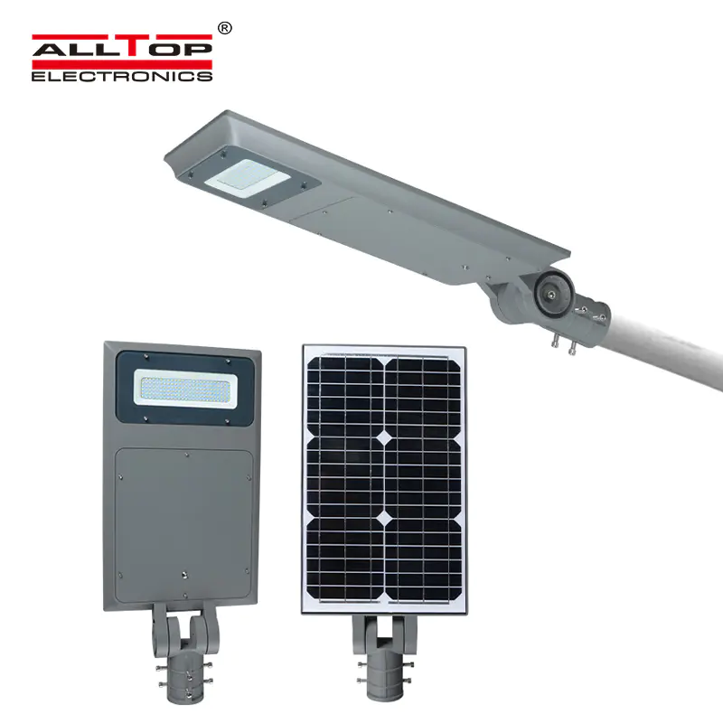 ALLTOP adjustable all in one solar street courtyard light factory direct supply for highway