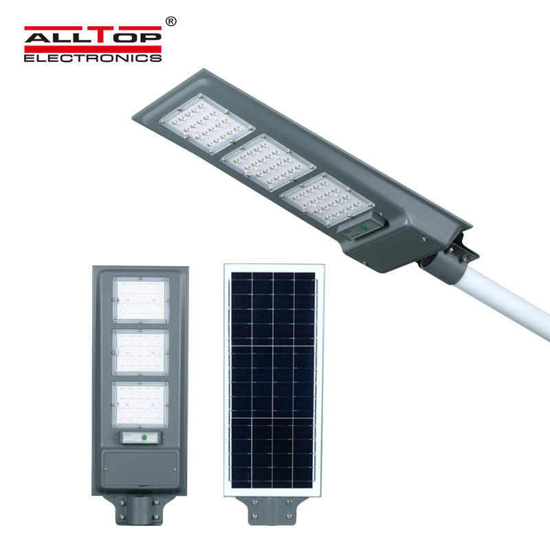ALLTOP Energy saving high lumen integrated motion sensor  20W 40W 60W all in one solar led street light