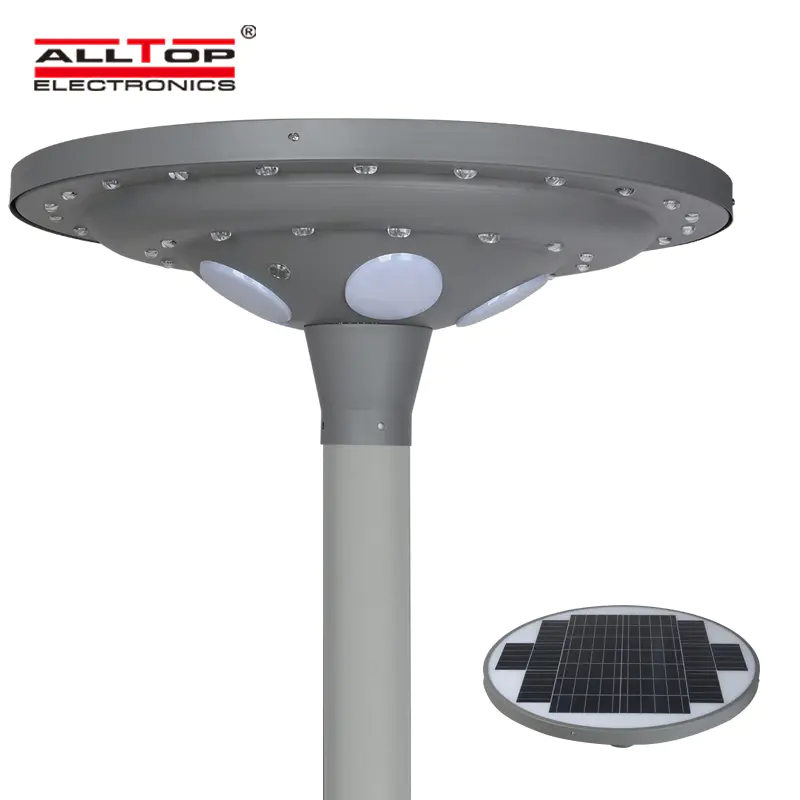 solar pillar lights energy saving for decoration ALLTOP
