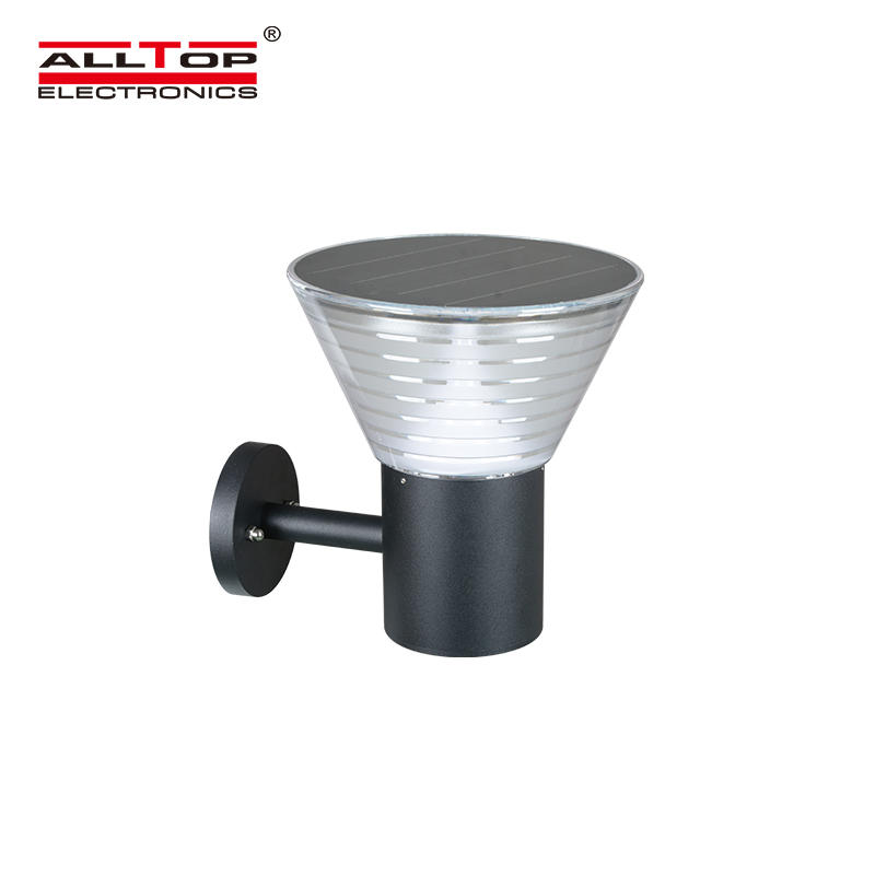 ALLTOP 5watt waterproof ip65 outdoor all in one solar led garden lamp light price