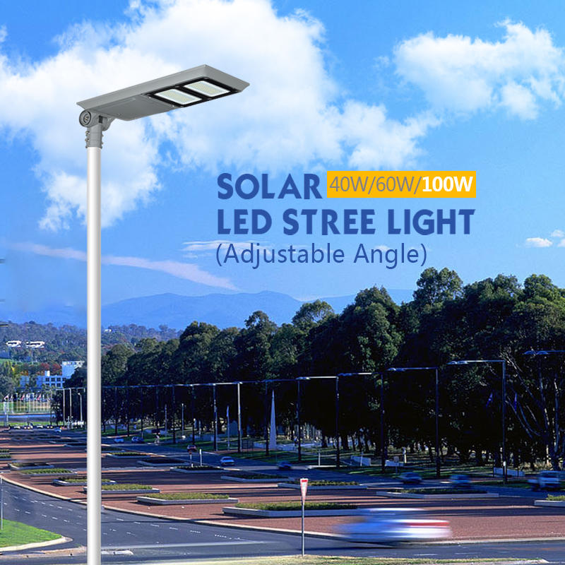 ALLTOP Automatic ip65  40w 60w 100w all in one solar led street light