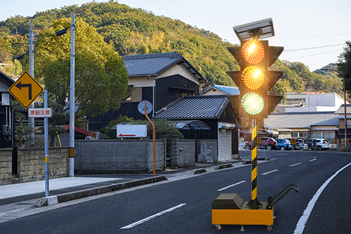 low price solar powered traffic lights company series for police-7