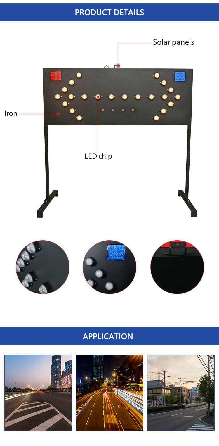 ALLTOP double side solar powered traffic light system factory for police