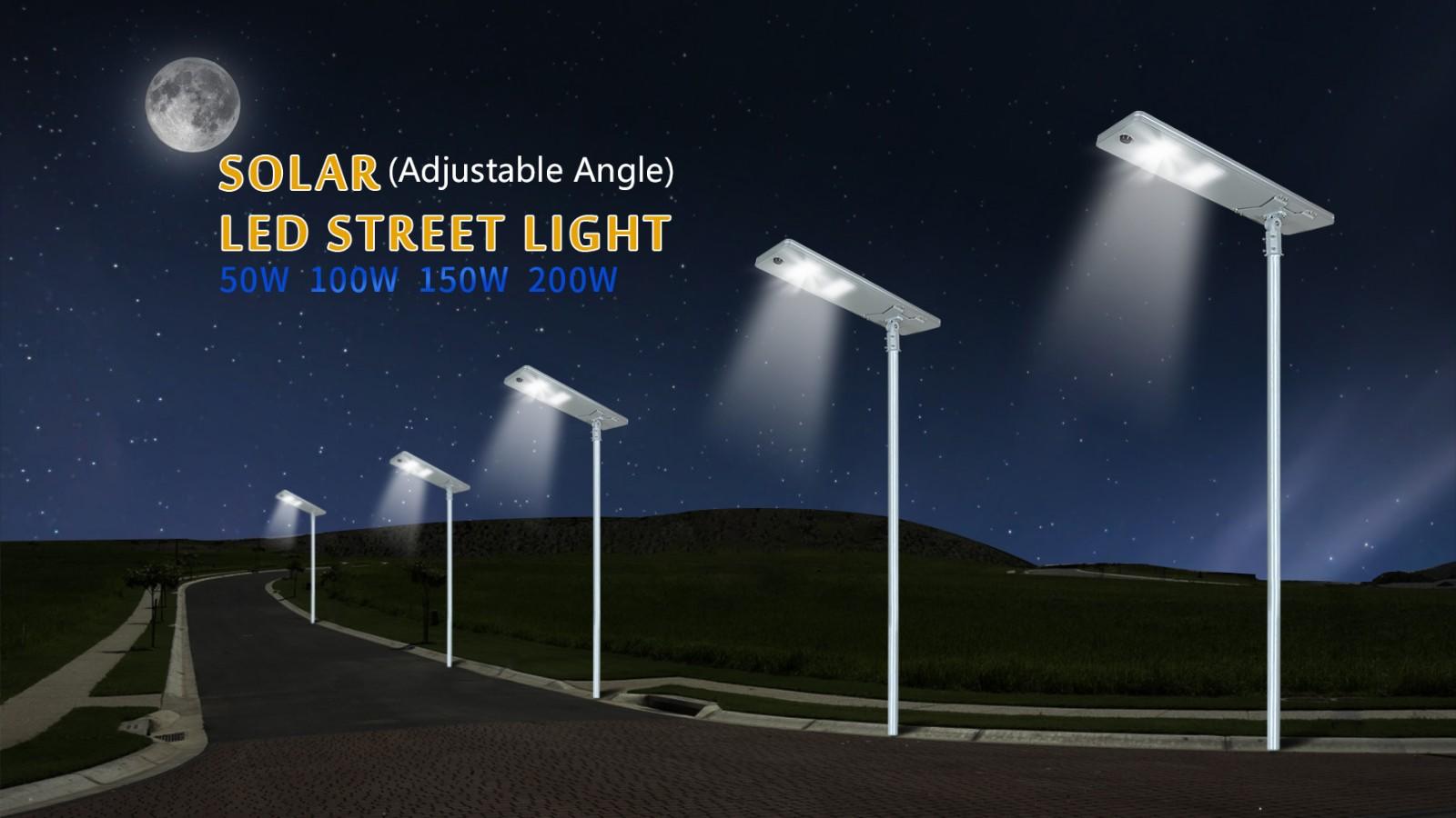 ALLTOP adjustable luminous solar street light with good price for garden