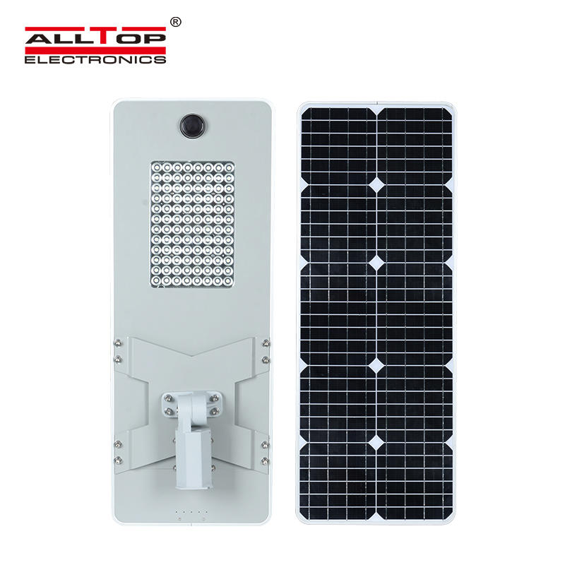 ALLTOP 50W 100W 150W 200W IP65 outdoor integrated motion sensor all in one solar led street light
