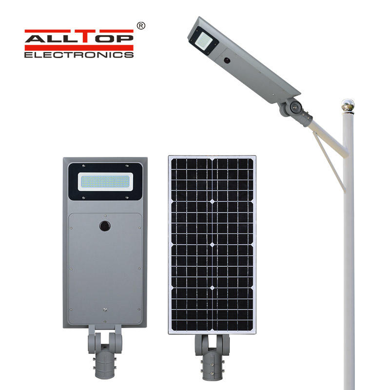 ALLTOP solar led street light with pole series for road