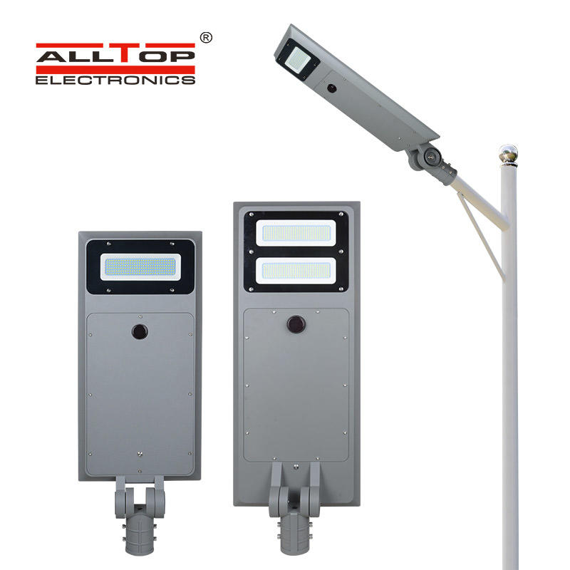 ALLTOP dimmable sensor ip65 smd integrated all in one solar led street light