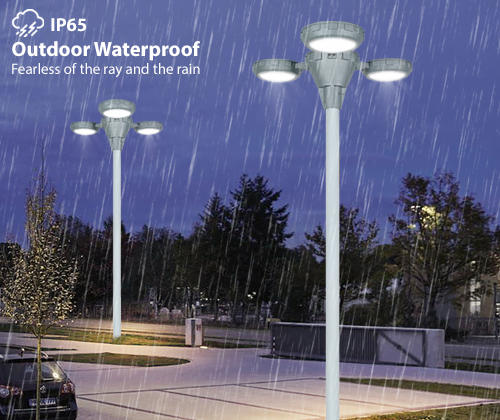 integrated solar powered led yard lights for business for landscape