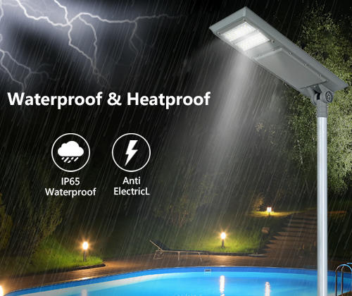 ALLTOP integrated pole solar street light with good price for garden