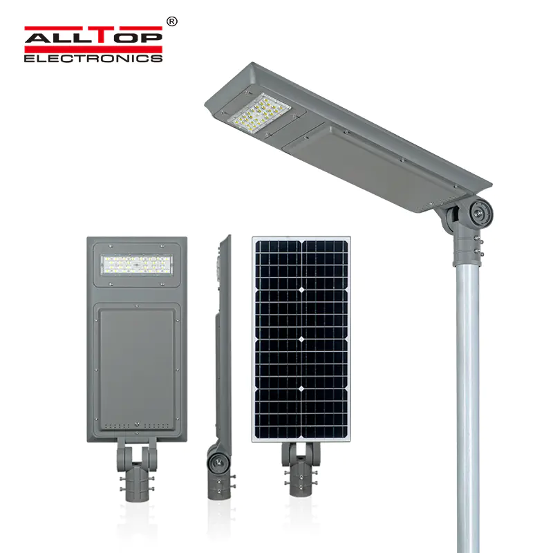 Outdoor LiFePO4 Lithium Battery All In One Led Solar Street Light