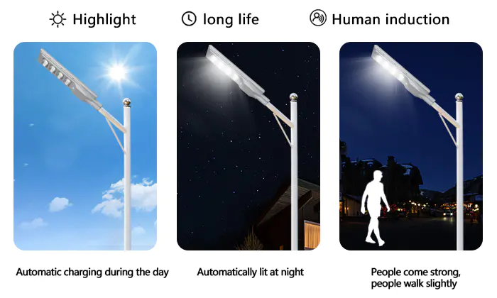 ALLTOP solar pole lights series for highway