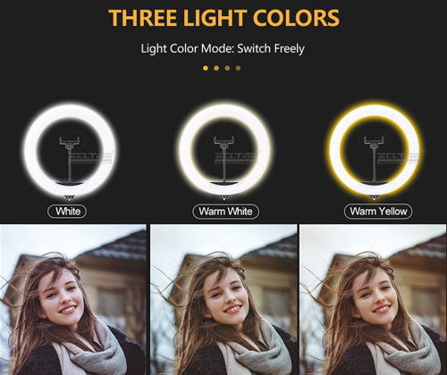 product-ALLTOP -High quality LED ring light fill light photography flash with tripod-img