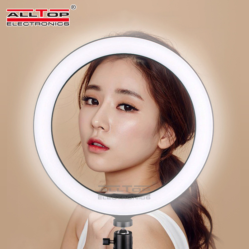 product-High quality LED ring light fill light photography flash with tripod-ALLTOP -img-1