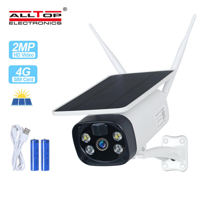 Alltop Hd Video Wireless Monitoring Outdoor Solar Cctv Wifi 4g Alarm Smart...