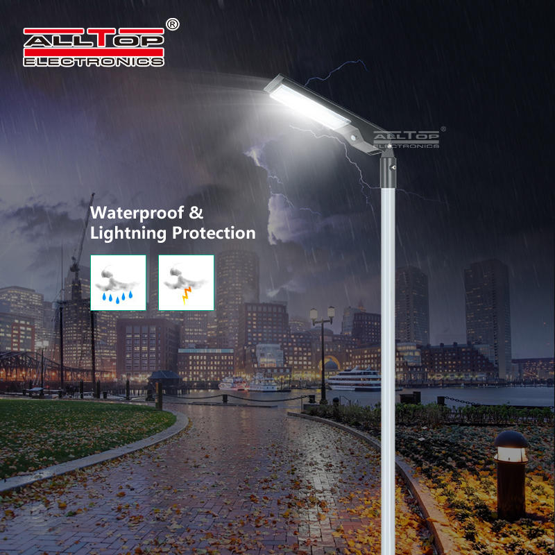 ALLTOP Newest design outdoor park road lighting ip65 led solar street light