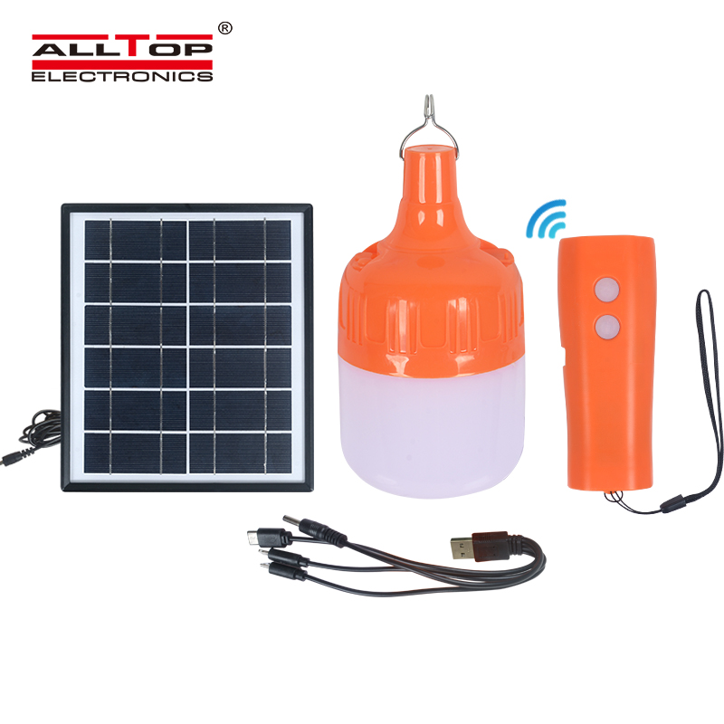 product-ALLTOP -ALLTOP Outdoor safety lighting solar rechargeable led bulbs amping solar emergency l